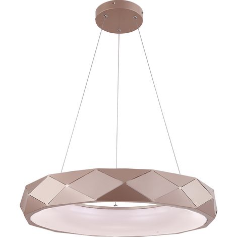 Lámpara colgante LED Reus color oro, modelo LP-8069/1P LED GD (1/5)