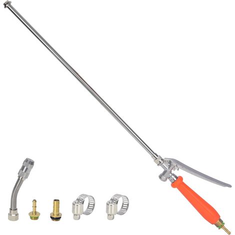 Sprayer Lance, 1/4 and 3/8 Inch Replacement Brass Garden Sprayer, Universal Adjustable Spray Wand for Mangera de Jardín