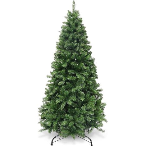 Sapin de Noël Artificiel 174 cm, Touffu et Réaliste, Vert Sapin (1/5)