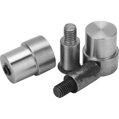 Presse manuelle 4 boutons, outil à poser les boutons-pression, moule électrique de fixation, kit de sertissage pour boutons métalliques (1/5)