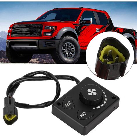 Bouton de commande pour chauffage diesel 12V/24V, interrupteur de régulateur de stationnement, compatible camion voiture, pièce de rechange air chaud (1/5)