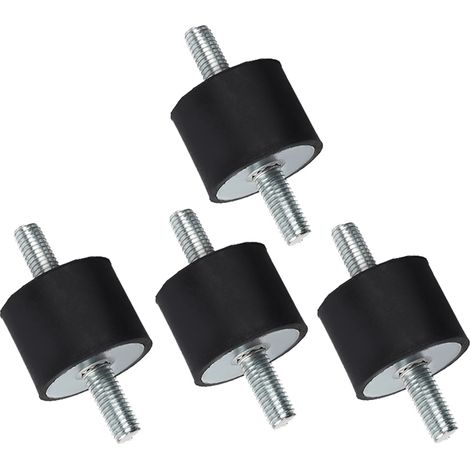Support amortisseur en caoutchouc antivibration pour pompe à air comprimé, M10, 40x30 mm (1/5)