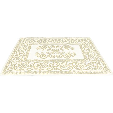 Tappeto Da Bagno Disegno Augusta Colore Beige Modello O.B., misura60x90coloreBeige