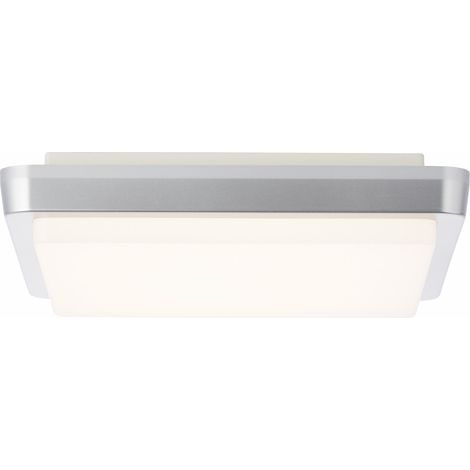 Brilliant LED Außenwandleuchte Devora 12W warmweiß Kunststoff silber (1/3)