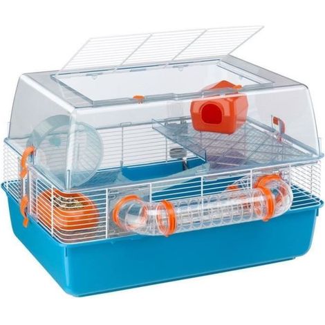 Cage - FERPLAST - DUNA FUN - 55 x 47 x 37,5 cm - Bleu (1/3)