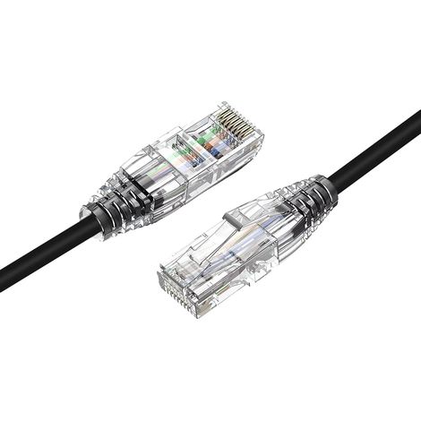 Ethernet-Patchkabel, 10 Gbps Geschwindigkeit, Power over Ethernet Unterstützung, 2FT 24PCS (1/2)