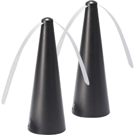 Ventilateur Anti-Mouche, Lot de 2 répulsifs Anti-moustiques sans Utiliser de Produits Chimiques, pour éloigner les mouches et les insectes de la nourriture, pour Camping Salle à Manger Jardin