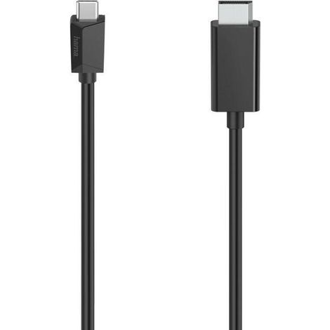 Câble Vidéo - HAMA - USB-C vers DisplayPort - Ultra-HD 4K - 1,50 m - Compatible Thunderbolt-3/4