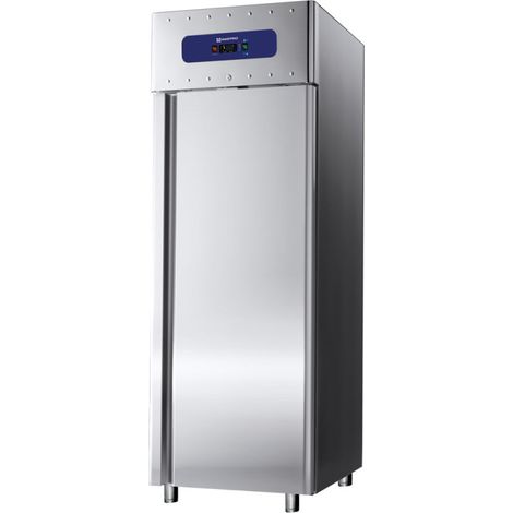 Réfrigérateur 700 litres en inox, GN 2/1, -2°/+8°C 700x810x2050 mm - VIRTUS