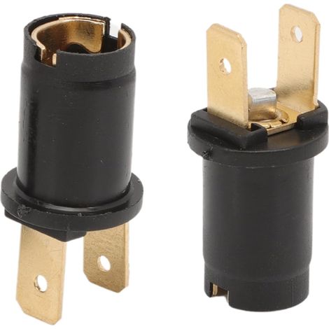 CCYKXA5x Support lampe pour 6/12/24 V Ba9s 989/233 Support d'ampoule Lumière Latérale 170790 enfichable douille d'ampoule ampoule pour voitures motos (1/5)