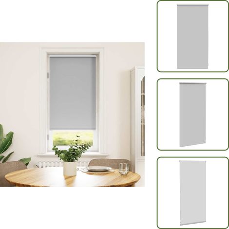 Verdunklungsrollo Verdunkelungsrollo 40x100cm Grau - Fensterrollo - Verdunkelungsrollo - Grau - Rollo - Raffstore (1/5)