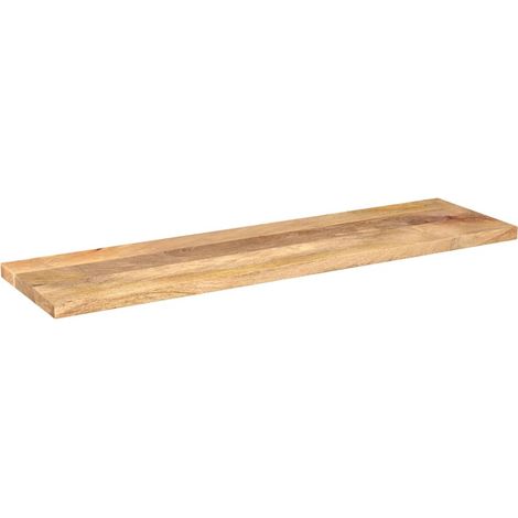 Dessus de table Dessus de bureau Plateau de table 100x40x3,8cm rectangulaire bois massif manguier (1/5)