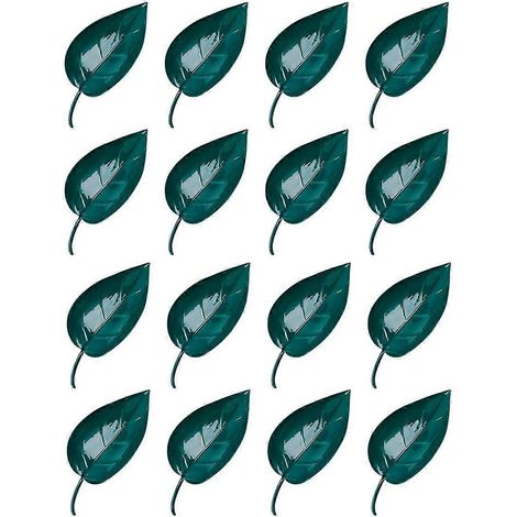 Lot de 16 dispositifs d'arrosage en forme d'entonnoir, pour pots de fleurs d'intérieur et système d'irrigation goutte à goutte. (1/4)