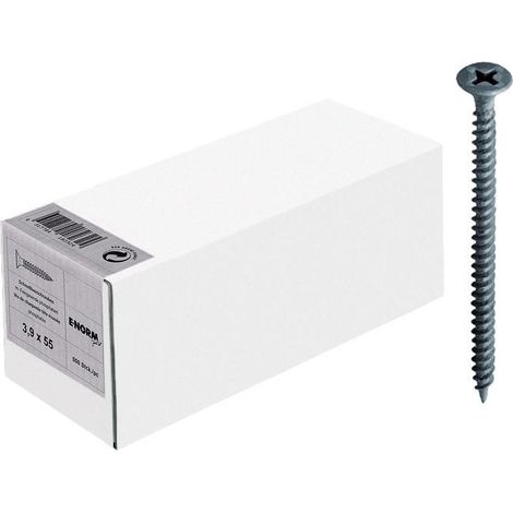 Schnellbauschrauben schwarz phosphatiert PH 3,9x45 Feingewinde VPE 500 (1/4)