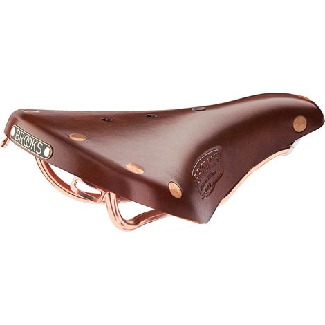 Selle Vélo Cuir Courte édition Spéciale Marron - Confort Premium - Brooks