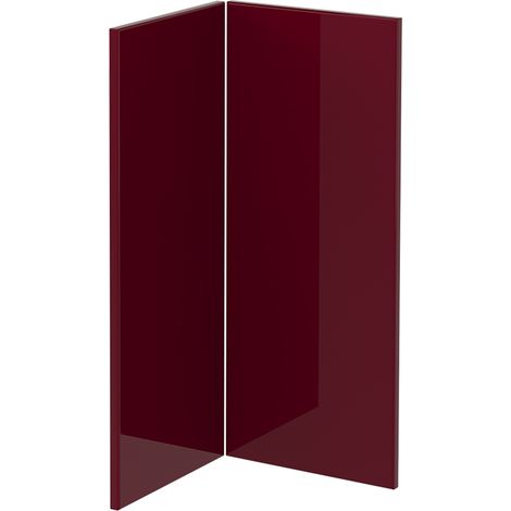 Façade de cuisine R-Line, Rouge brillant, 59.2x71.3cm façade de meuble pour meuble bas d’angle, Vicco (1/5)