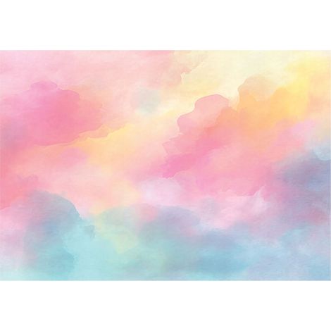 Fototapete Kinderzimmer Pastellrosa Mädchen – Großformat Wandtapete 150x105 cm – Modernes Design