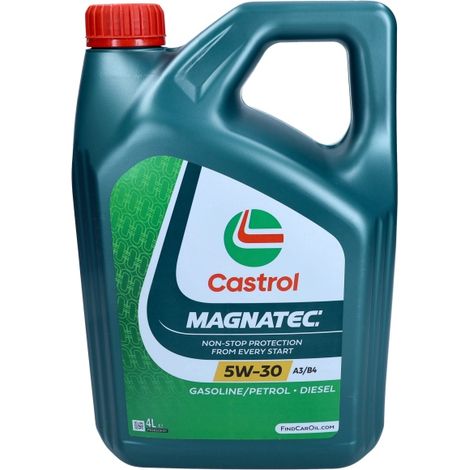ACEITE CASTROL 5W30 4L MAGNATEC DUALOCK / A3/B4 / SL / 229.3 229.5 226.5 / RN0700/710 / 502.00 505.00 (1/2)