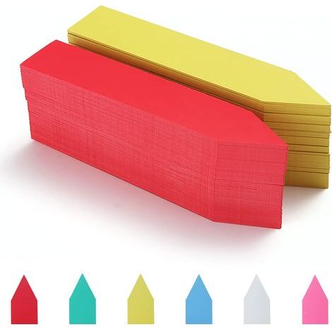 Etichette impermeabili in plastica per semi di piante, picchetti segnaposto, etichette rinvaso riutilizzabili per bastoncini da giardino vivaio (1/5)