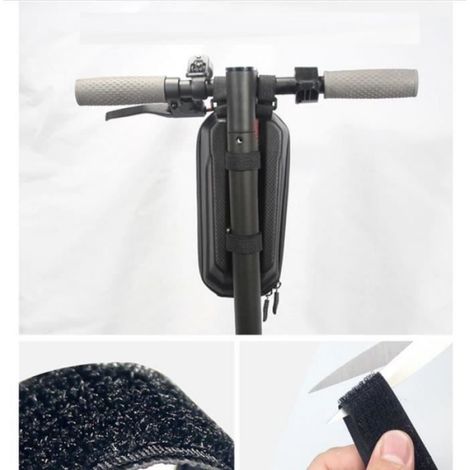 Sacoche Guidon - Scooter Électrique Vélo Draisienne - Compatible Batterie Externe - 3 L - 29x15x12 cm (1/4)