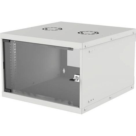 [NEUWERTIG] B-Ware Intellinet 19 Zoll Wandgehäuse Wandverteiler Basic Line 6 He Grau 540x353x40281