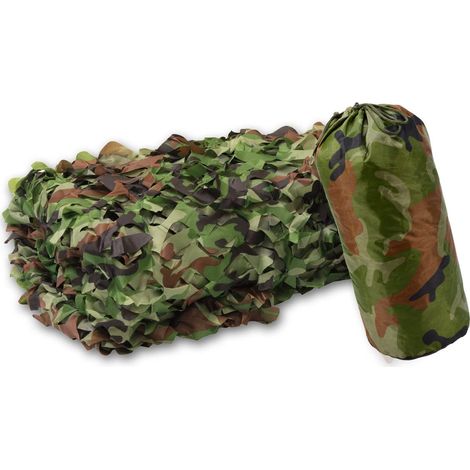 Filet de Camouflage Filet de Camouflage Uniquement, Filet de Protection Solaire pour Jardin, Filet D'ombrage Auvents, Tissu Oxford pour Tentes Résistantes au Chasse