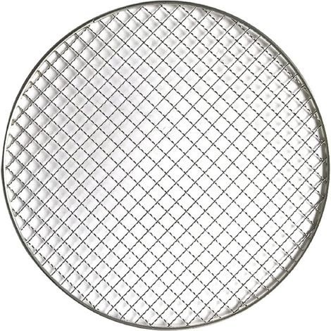 Grille Barbecue Ronde 24 cm Lnoxydable Grille pour Barbecue Accessoire BarbecueNGrille Barbecue pour Charbon de Bois Gaz Brasero Camping (1/5)