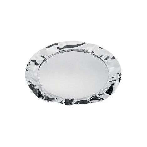 Alessi Foix Plateau Argent 44 cm Design Moderne