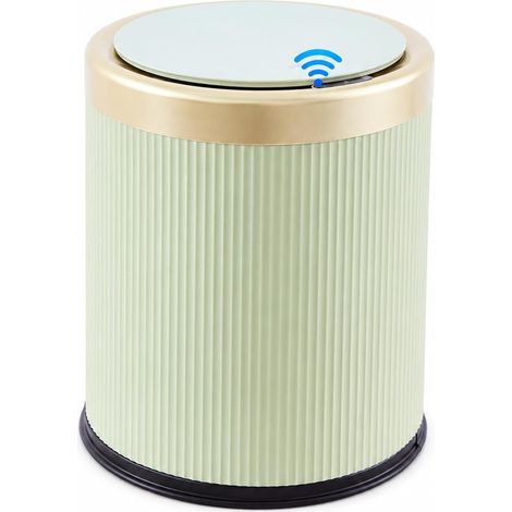 Poubelle Salle de Bain 10L avec Capteur, Poubelle Automatique (1/5)