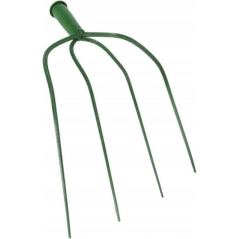 Horca Jardinería Hierro Verde Práctica (1/4)