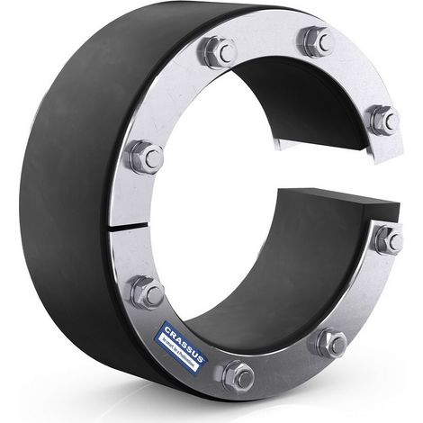 CR Pressdg. Typ SD60-T, DN200,AD 0-175mm bis 5 bar, Dichtung: 60mm, EPDM / V2A