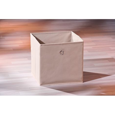 CESTINO CUBO BEIGE (1/4)