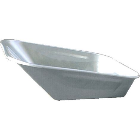 Haemmerlin – Caisse pour brouette 90 litres – Plateau non perforé 1,0 mm – Surface de contact 40 cm x 40 cm – Universelle pour tous les modèles