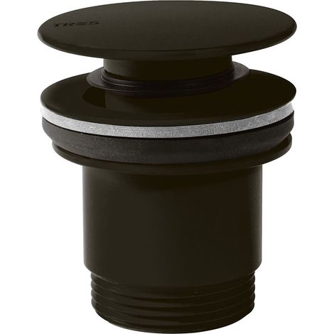Bonde de lavabo Ø 63 mm CLICK‑CLACK Noir métallisé brossé - TRES 24284001KMB (1/2)