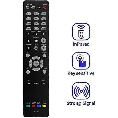 Télécommande de remplacement compatible avec l'amplificateur audio-vidéo Denon AVR X3000 AVRX3000. (1/5)