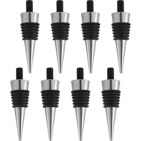 8 StüCke Metallkorken Weinstopper Satz Wiederverwendbare Weinstopper Einsatz Satz Hardware für Hochzeit Wein Party Bar Drehen (1/5)