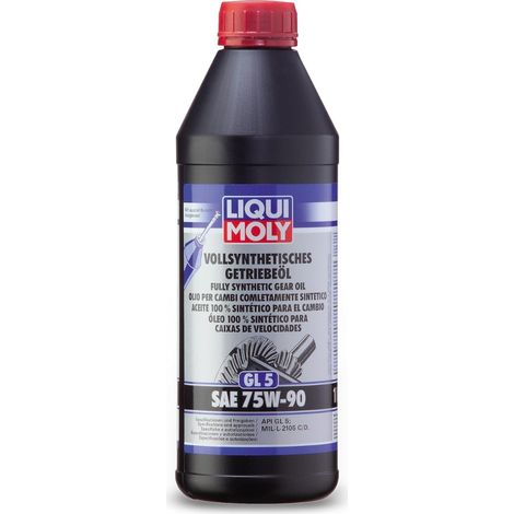 Huile boite de vitesses 100% synthétique GL5 75W90 1L Liqui Moly