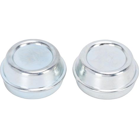 Capuchon Anti-Poussière de Moyeu de Remorque, 2 Pièces de Remplacement en Acier galvanisé de 48 Mm pour Moyeu de Roue de Remorque, avec Installation Facile pour la (1/5)