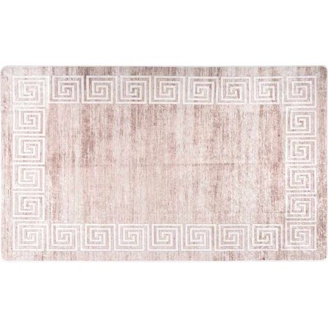 Maison Exclusive - Teppich Waschbar Beige 120x180 cm (1/5)