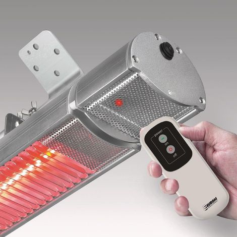 Lampe Chauffante de Terrasse avec Télécommande - 2200 W (1/2)