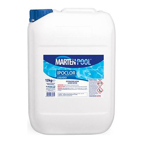 CLORO LIQUIDO PER PISCINA 10 KG "IPOCLORITO DI SODIO"