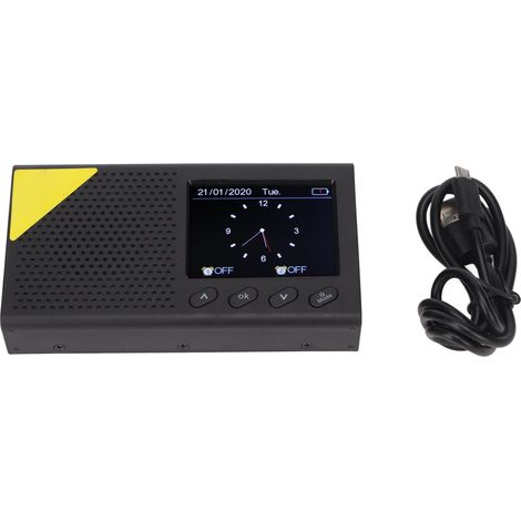 Radio DAB+ Numérique avec Bluetooth, Écran LCD Couleur 2,4 Pouces, 20 Stations Préréglées et Réglage Automatique FM/AM (1/5)
