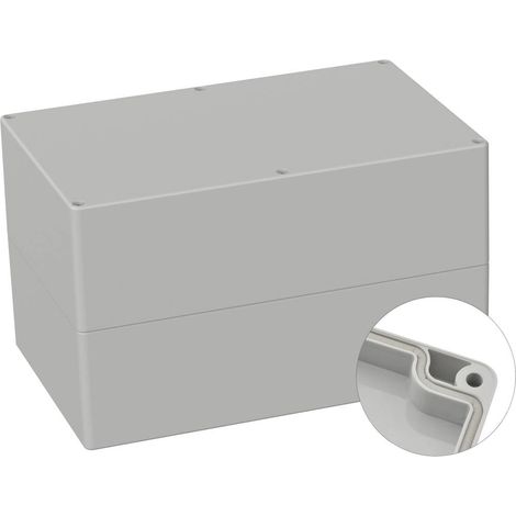 TRU COMPONENTS TC-9065716 Boîtier industriel 250 x 160 x 150 ABS gris clair (RAL 7035) 1 pc(s) (1/3)