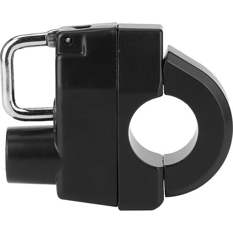 Antivol de guidon moto universel 22mm/0.9in avec cadenas, accessoire de sécurité pour casque, kit de verrouillage robuste (1/5)
