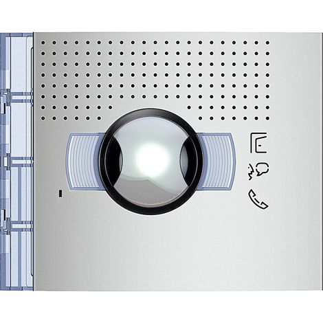 Façade Sfera New pour module électronique audio/vidéo grand angle Allmetal BTICINO 351301 (1/2)