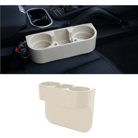 Auto Getränkehalter, Auto-Leder-Getränkehalter-Lückentasche, Universelle Lücken-Aufbewahrungsbox, Abnehmbarer & Waschbarer Mittelkonsole Getränkehalter