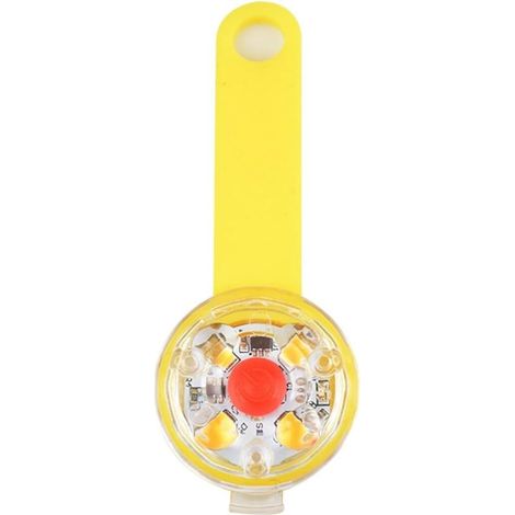 Jaune 1PC Sécurité LED Clignotant pour Chiens , Chats - Lampe LED Rechargeable USB pour Chien, 3 Modes de Clignotant Lampes de Sécurité Imperméables pour Animaux de Compagnie (1/5)