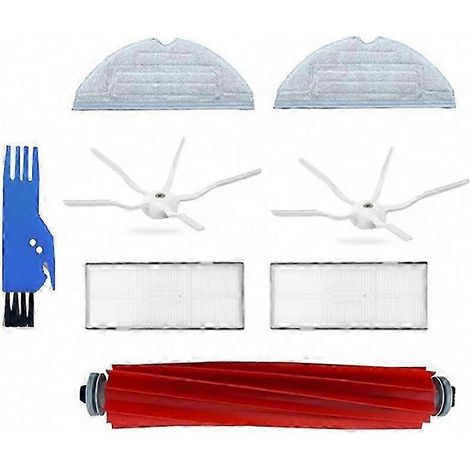 Lot de 8 filtres pour brosse principale et filtre de nettoyage latéral pour aspirateur Roborock S7, S7 Plus, S7 Pro Ultra, S7 MaxV, S7 MaxV Plus et S7 MaxV Ultra (1/5)