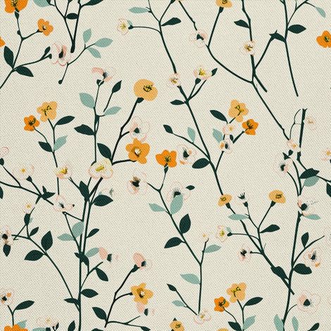 Tela decorativa para exteriores Oxford - Motivo primaveral I DX7559 (1/5)