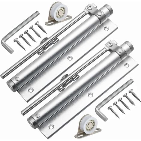 Aluminium Alloy Spring Door Closer Adjustable Spring Force Automatic Closing Device